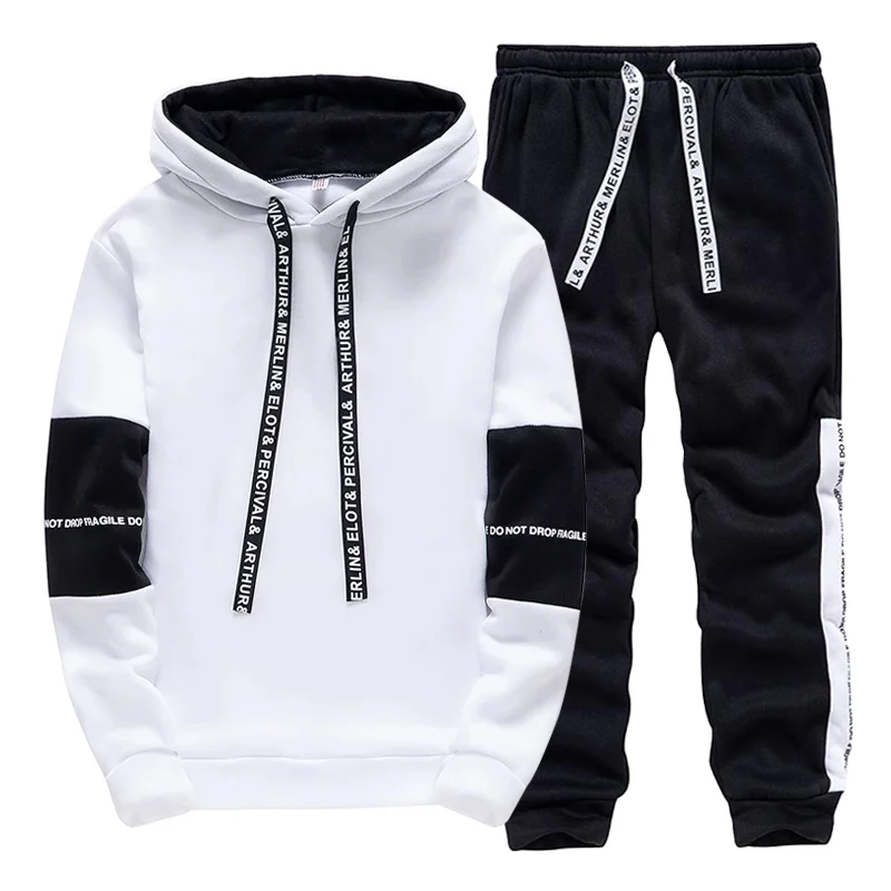 Street Fashion Hoodie - Tracksuit for Man Casual Hooded Sweatshirts