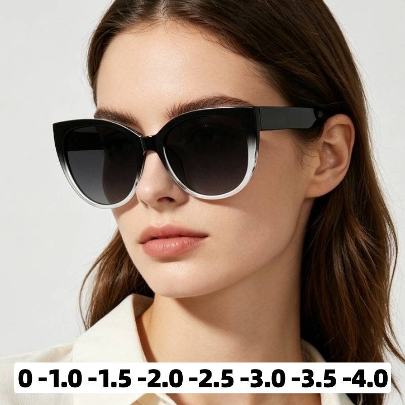 Street Fashion Definition - New Fashionable Cat Eye Myopia Sunglasses
