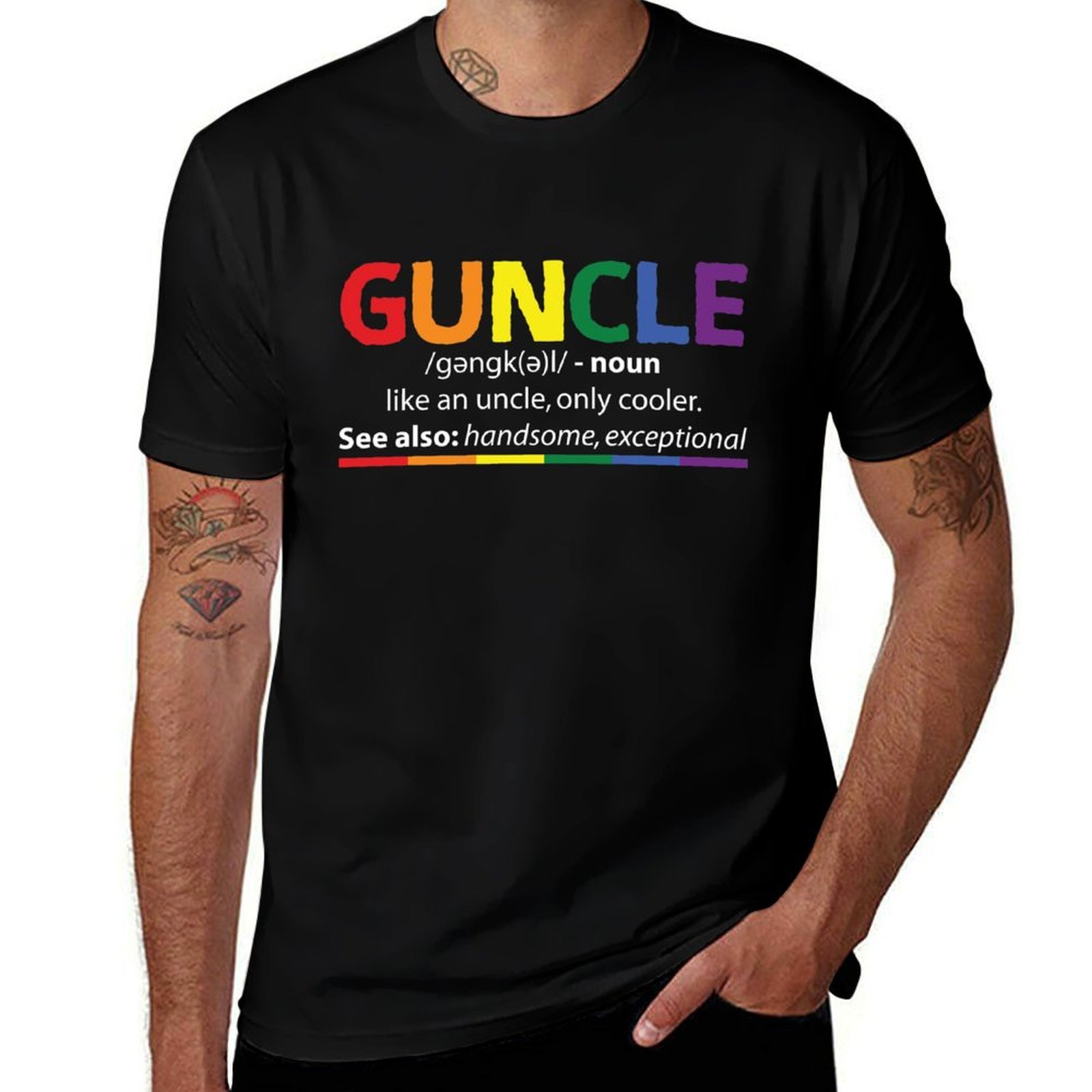 Street Fashion Definition - Guncle - gay funny uncle definition