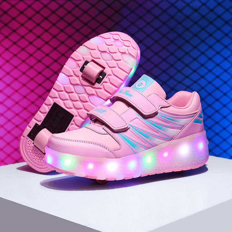 Street Fashion Boy - Boys and Girls Roller Skates Tow