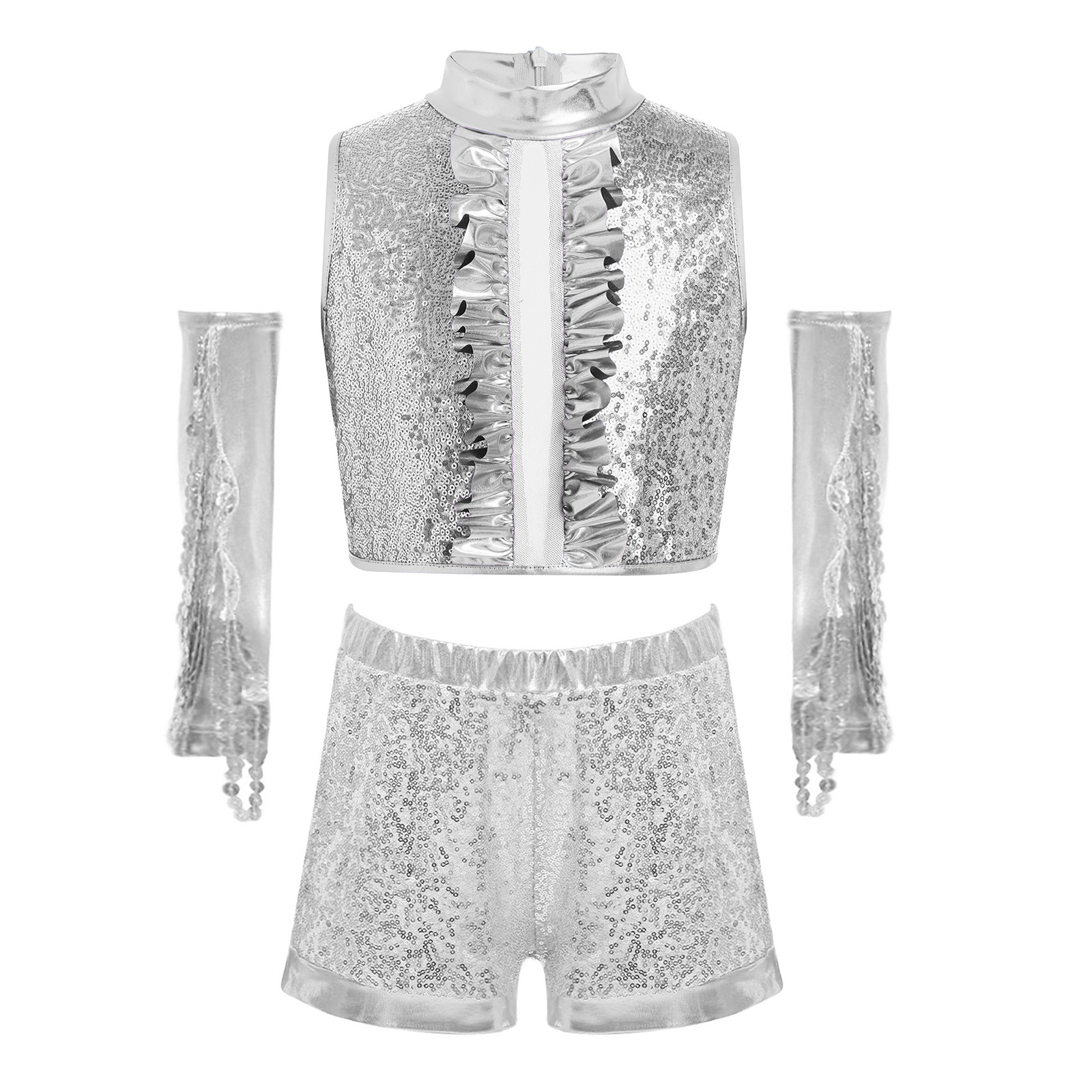 Kids Sparkling Metallic Sequin - огляд і ціна Street Fashion Outfit Girl