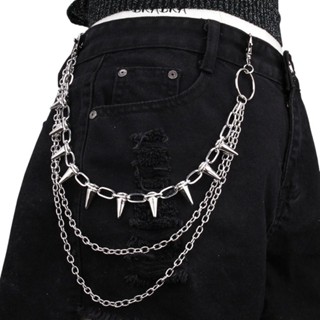 Unisex Hip Hop Punk Rock Metal - огляд і ціна Street Fashion Jeans Women