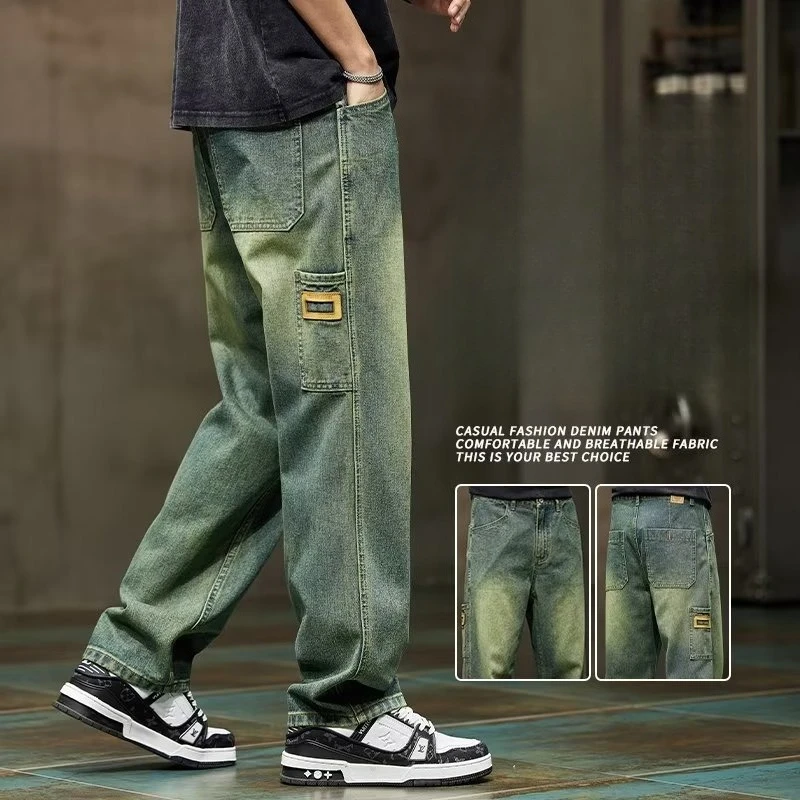 Korean Fashion Vintage Jeans M - огляд і ціна Street Fashion Jeans Men