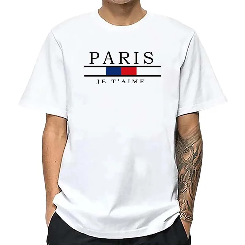 Paris Graphic Print T-shirts M - огляд і ціна Street Fashion Paris