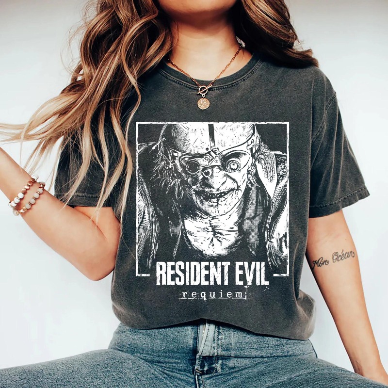 Retro Resident Evil 9 Requiem  - огляд і ціна Street Fashion Style Male