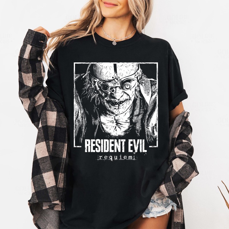 Retro Resident Evil 9 Requiem  - огляд і ціна Street Fashion Style Male
