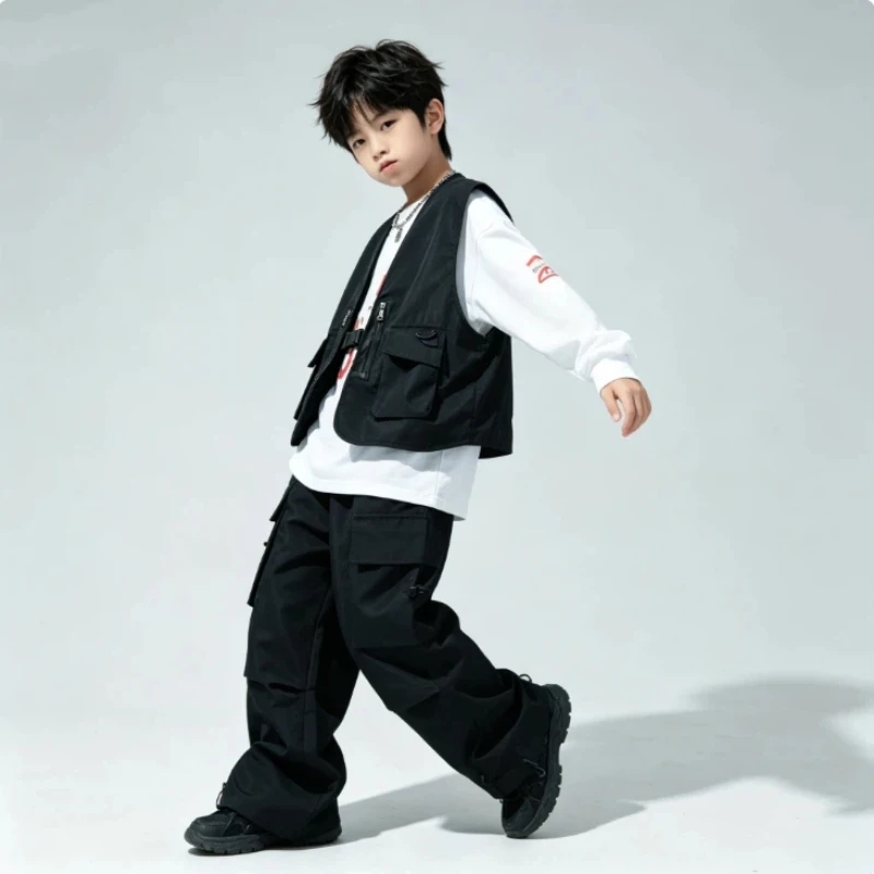 Street Dance Costume Boys Girl - огляд і ціна Street Fashion Outfit Girl