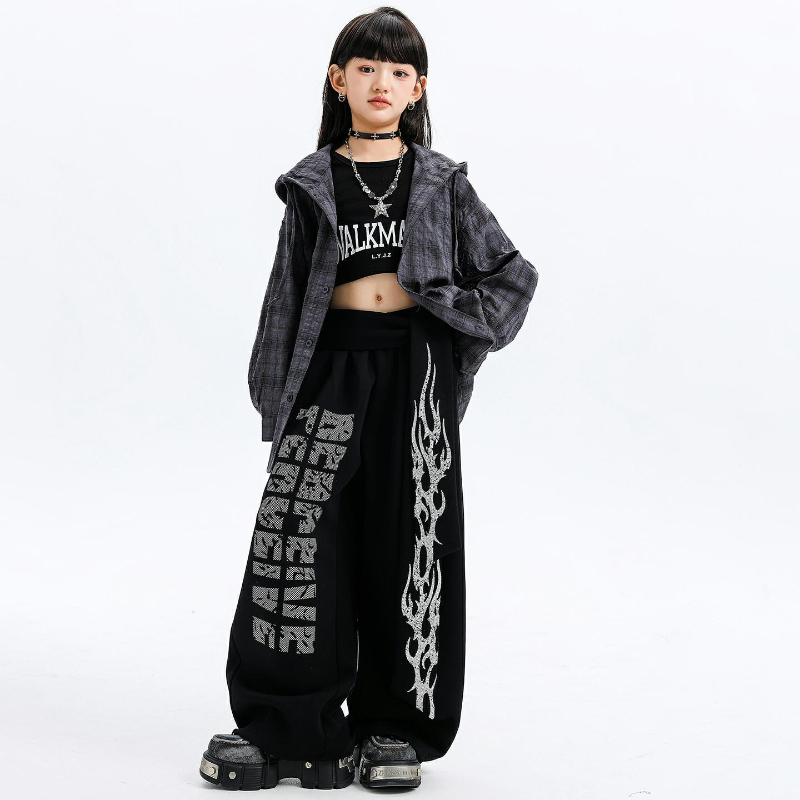 Girls Jazz Dance Costumes Hood - огляд і ціна Street Fashion Outfit Girl