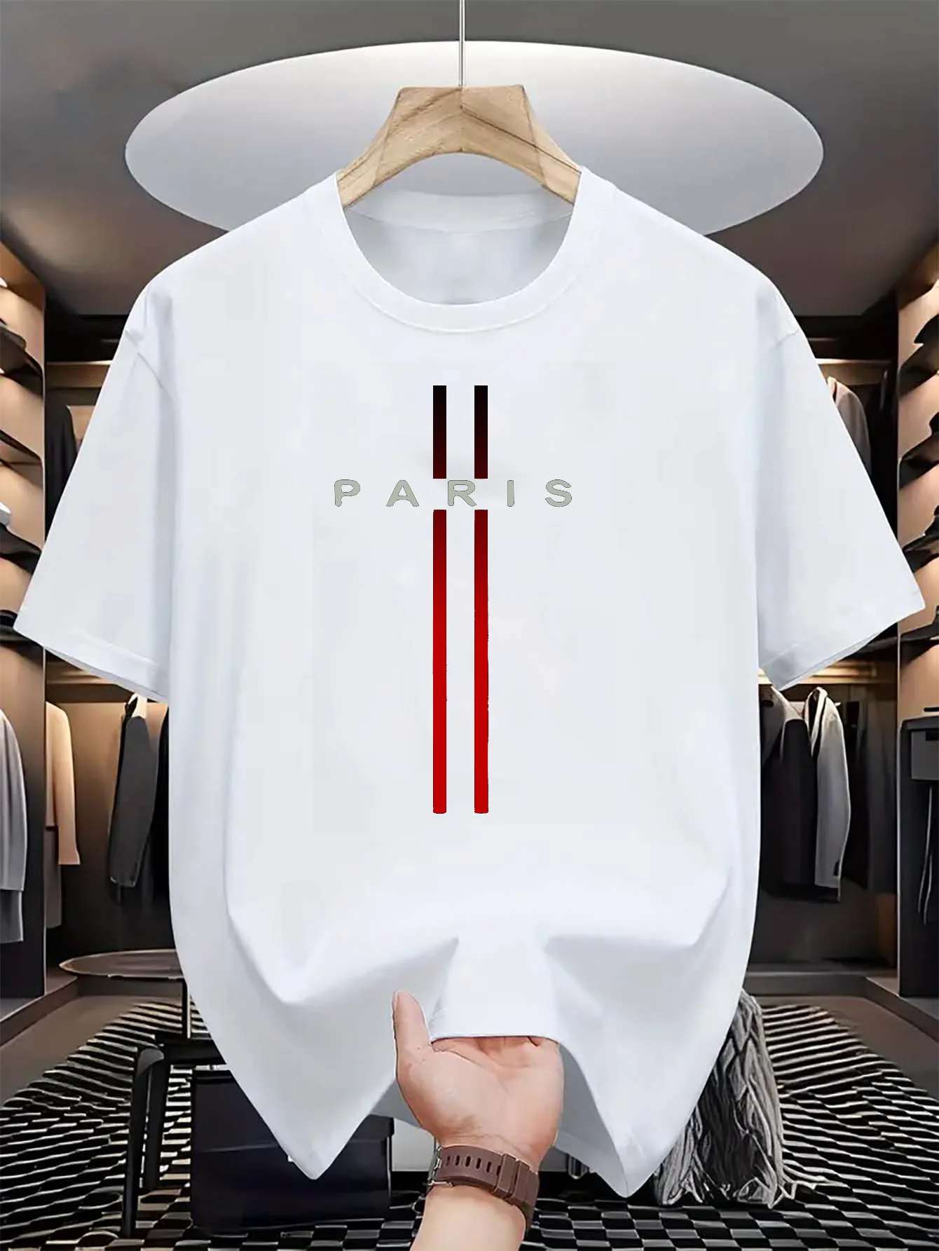 Men's 100% pure cotton summer  - огляд і ціна Street Fashion Paris