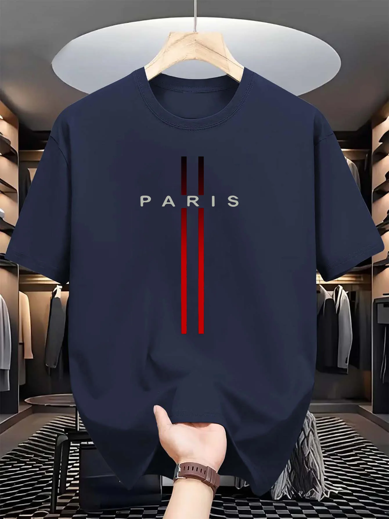 Men's 100% pure cotton summer  - огляд і ціна Street Fashion Paris