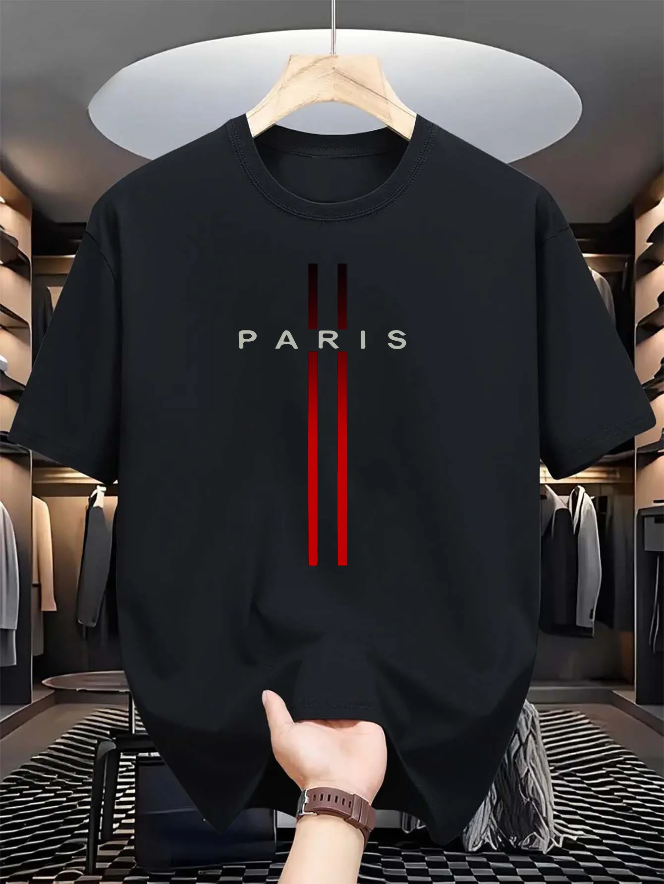 Men's 100% pure cotton summer  - огляд і ціна Street Fashion Paris