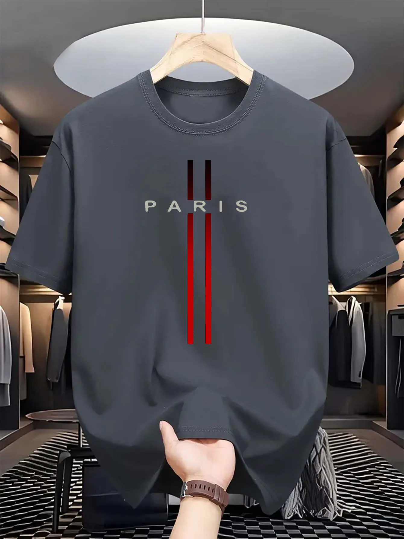 Men's 100% pure cotton summer  - огляд і ціна Street Fashion Paris