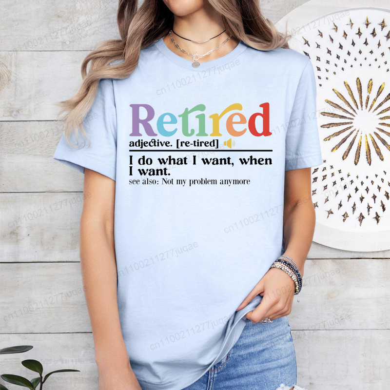 Funny Retirement Tee Retired D - огляд і ціна Street Fashion Definition