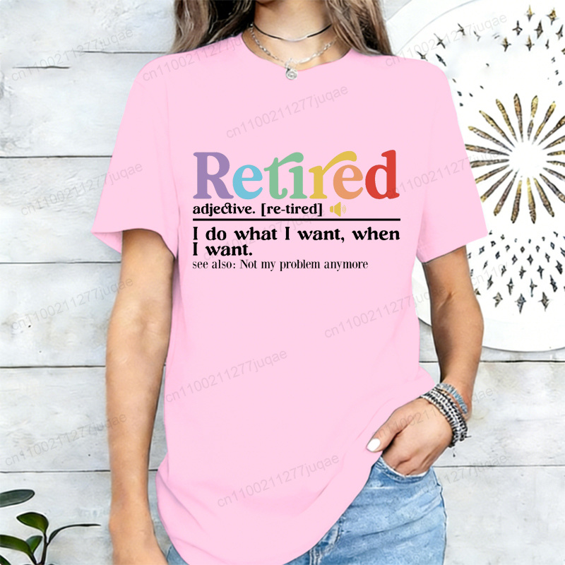 Funny Retirement Tee Retired D - огляд і ціна Street Fashion Definition