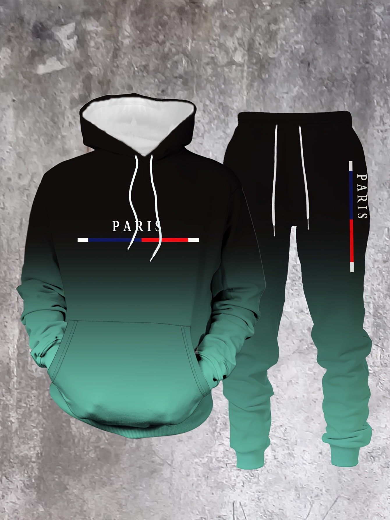 Gradient Color Paris Tracksuit - огляд і ціна Street Fashion Paris