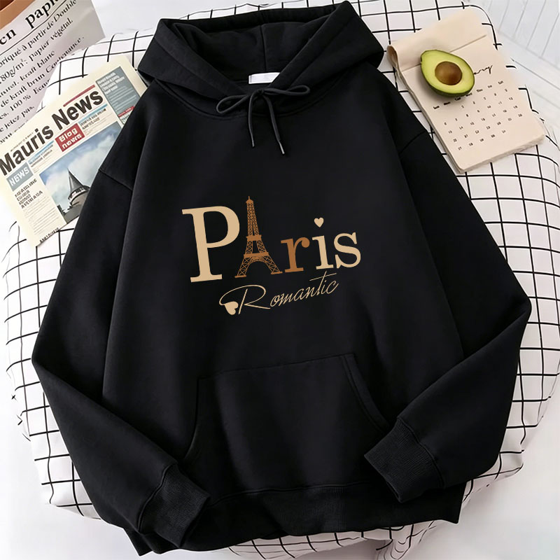 Fashion Paris Letter Print Hoo - огляд і ціна Street Fashion Paris