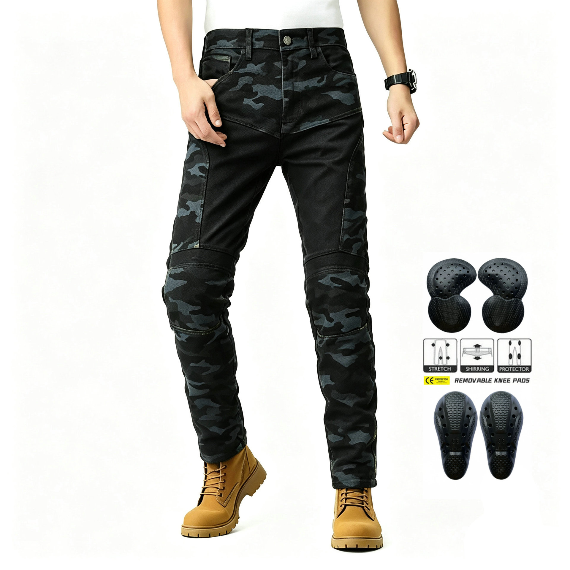 Motorcycle Riding Jeans Summer - огляд і ціна Street Fashion Jeans Men