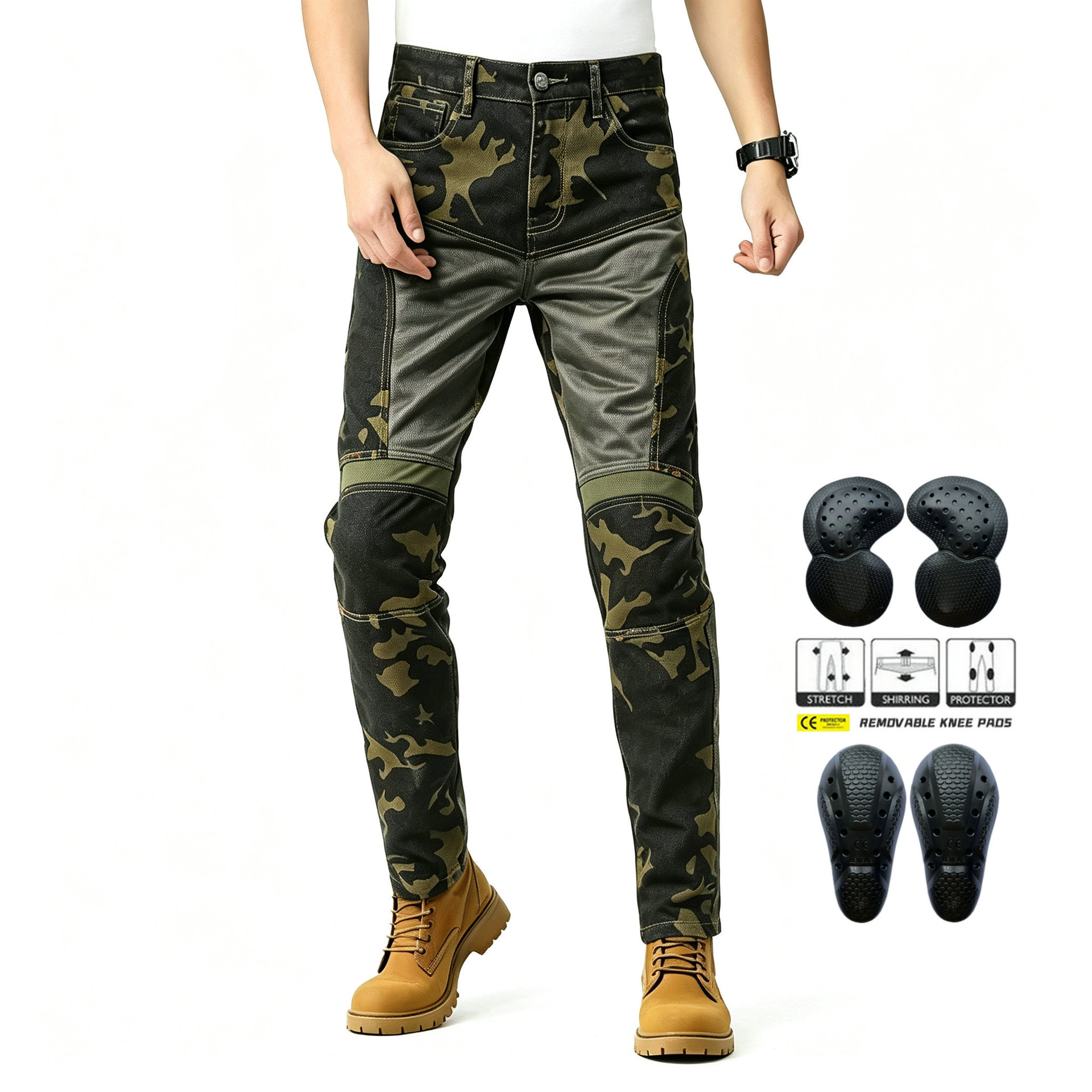 Motorcycle Riding Jeans Summer - огляд і ціна Street Fashion Jeans Men