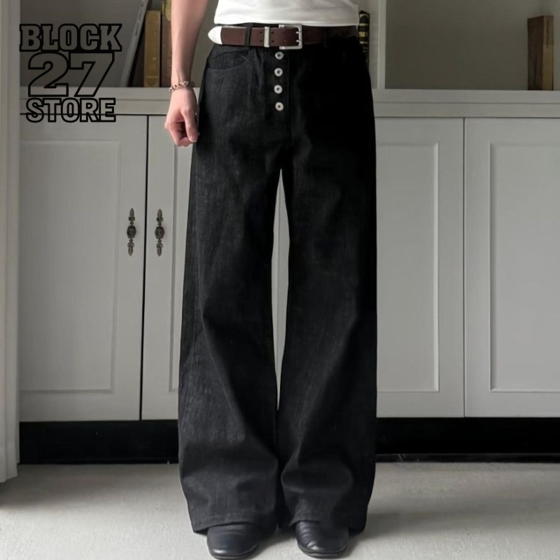 Mens Jeans Harajuku Summer Let - огляд і ціна Street Fashion Jeans Men