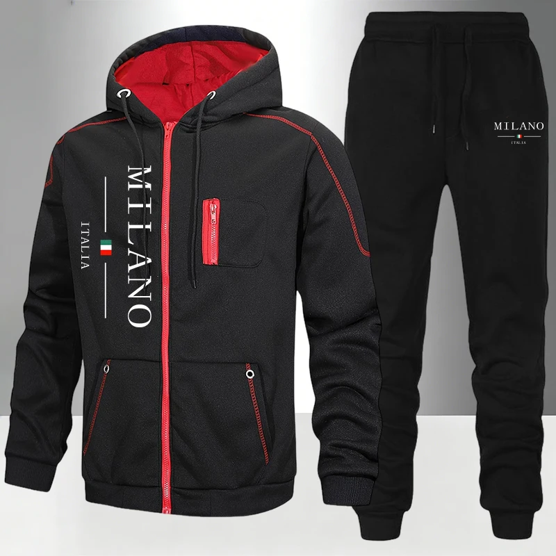italy Fashion Men's Set/Coat/P - огляд і ціна Street Fashion Hoodie