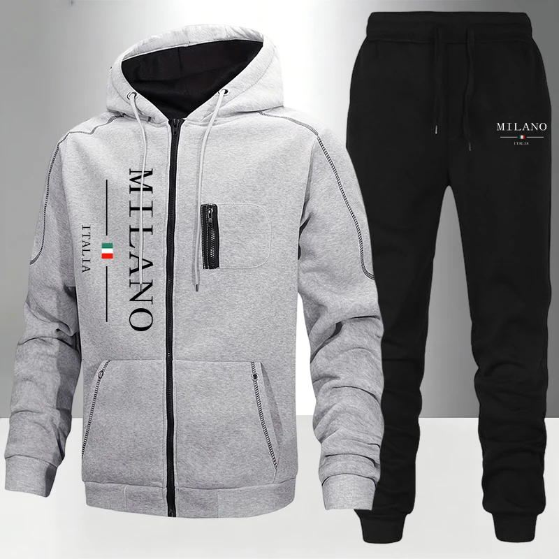 italy Fashion Men's Set/Coat/P - огляд і ціна Street Fashion Hoodie