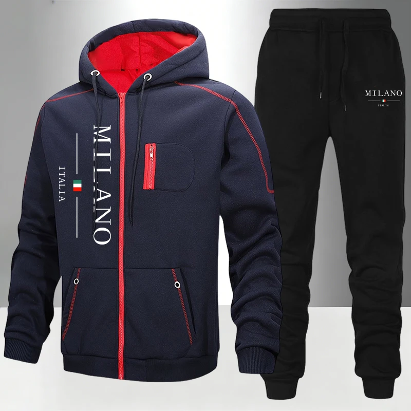 italy Fashion Men's Set/Coat/P - огляд і ціна Street Fashion Hoodie