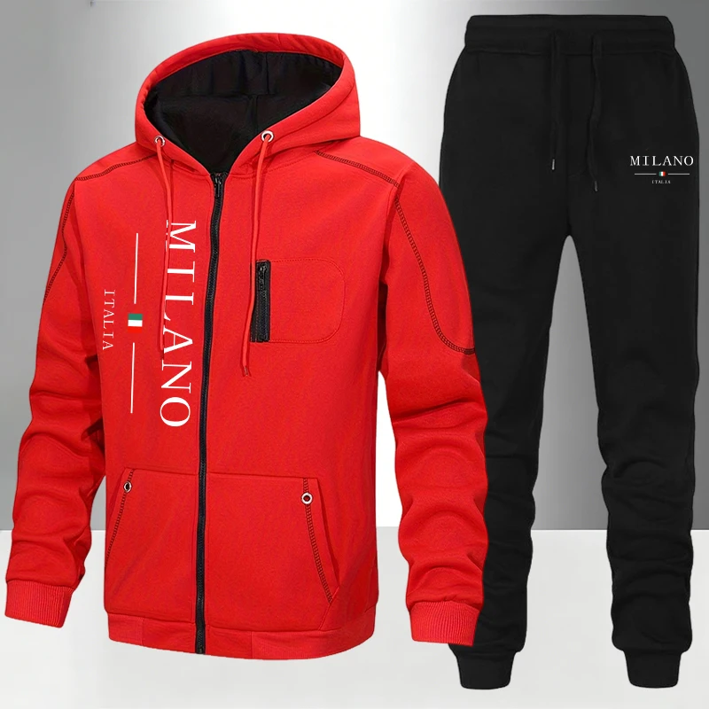italy Fashion Men's Set/Coat/P - огляд і ціна Street Fashion Hoodie