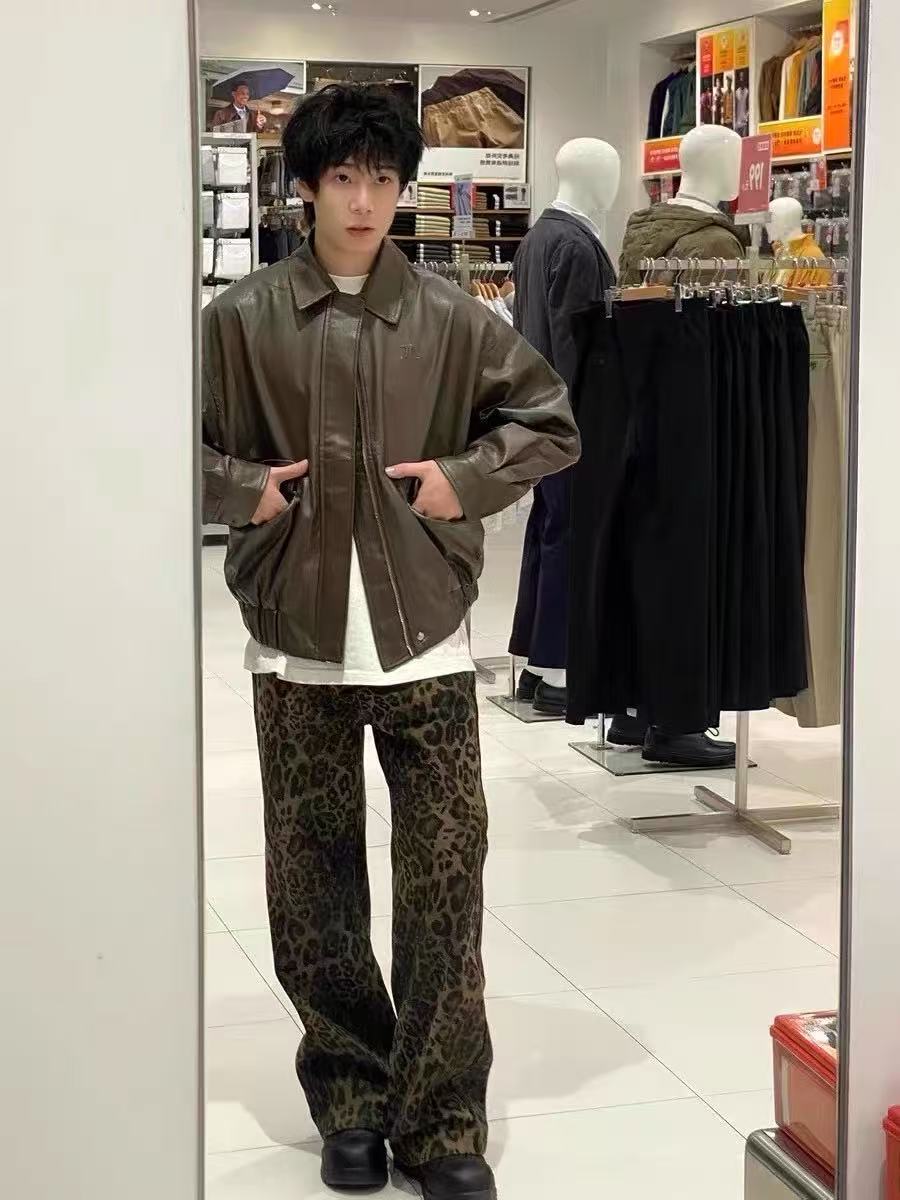 Korean Harajuku retro QICHE me - огляд і ціна Street Fashion Jeans Men
