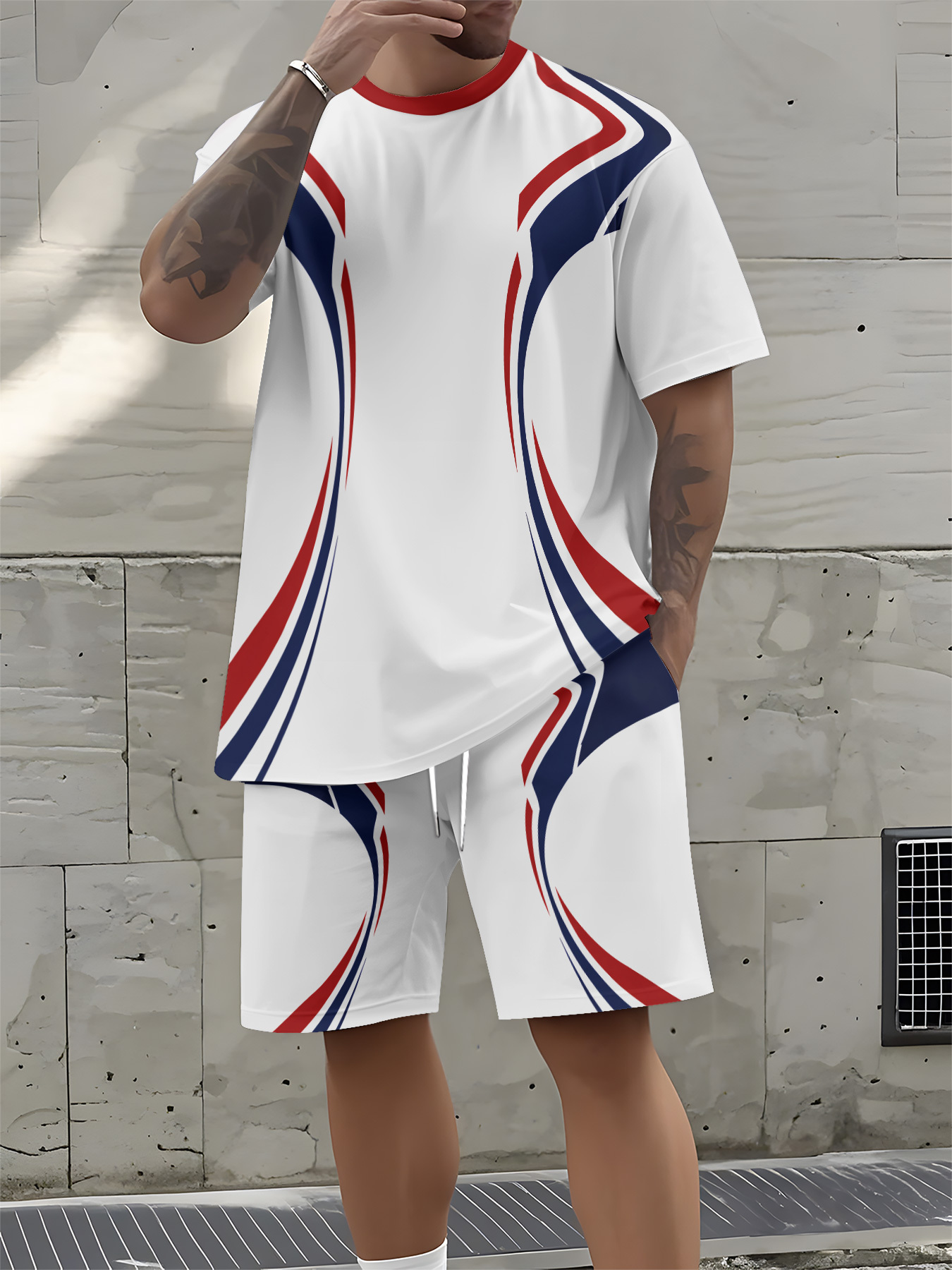 2026 Summer New Men's Short-Sl - огляд і ціна Street Fashion Designer