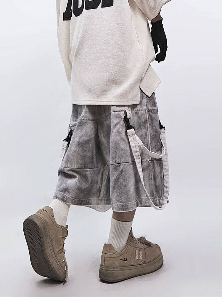 Retro Hip-hop Men's Ripped Jea - огляд і ціна Street Fashion Style Male