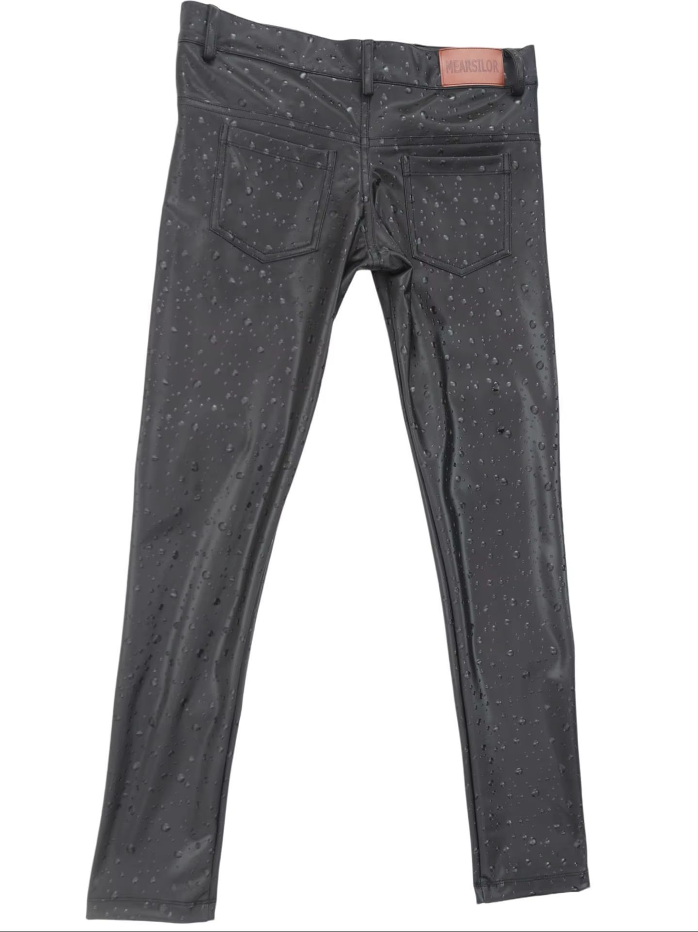 3D Water Drop Print Elastic PU - огляд і ціна Street Fashion Jeans Men